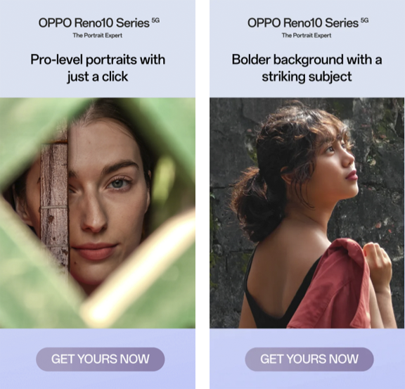 OPPO display banner variations