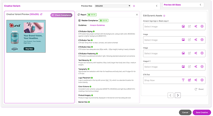 Retailer Creative-Guidelines Compliance