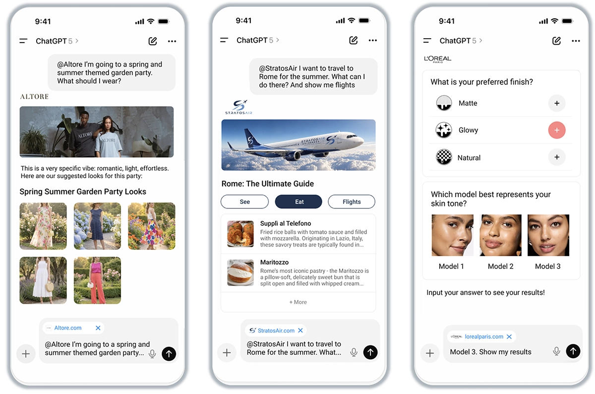 Custom tool options: lookbook, travel itinerary, foundation match quiz to showcase versatile design options for the branded storefront